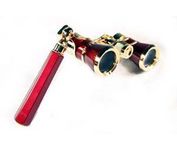 Binoculars.com Opera Glasses with Handle  (3x25) Binocular