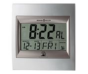 Howard Miller Howard Miller Techtime II LCD Radio Controlled Wall Clock 9 Inch  x 8 Inch  625-236