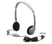 Hamilton Electronics HMLHA2V SchoolMate Personal MonoStereo Headphone with Volume Control Black Headphones