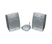 RCA WSP155 900 Mhz Wireless Auto-Tuning Stereo Speakers (Pair) Headphones