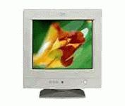 IBM G 72 (White) 17 in.CRT Conventional Monitor