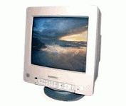 IBM 6327 (White) 17 in.CRT Conventional Monitor