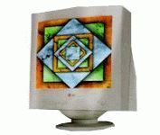 LG Studioworks 440SI (White) 14 in.CRT Conventional Monitor