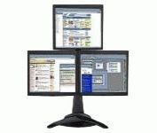 Mass Multimedia MASS Triple C3P-15 Pyramid (Black) 15 in. Flat Panel LCD Monitor