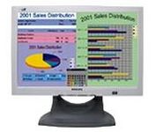 Philips 170W4P (Black, Silver) 17 in. Flat Panel LCD Monitor