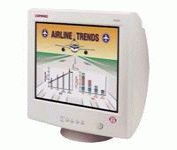 Compaq P 1210 (Carbon, Silver) 22 in.CRT Conventional Monitor