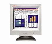 Compaq S 710 (White) 17 in.CRT Conventional Monitor