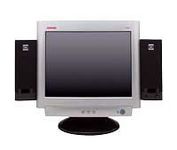 Compaq FS 7550 (Carbon, Silver) 17 in.CRT Conventional Monitor
