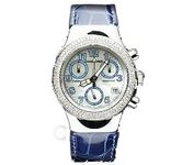 Chase-Durer Ladyhawke Silver Chronograph Diamond 35 Wrist Watch