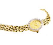 Bulova Gold 95U19 Wrist Watch
