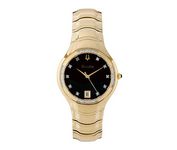 Bulova Diamond/ Crystal 98E09 Wrist Watch